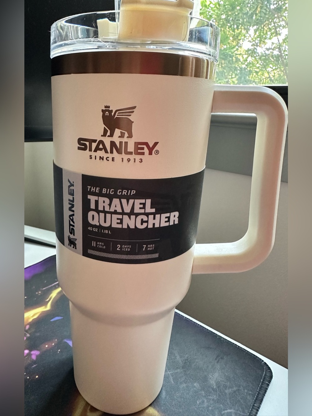 Stanley Magnolia Cream and Copper 40 oz Tumbler Brand New